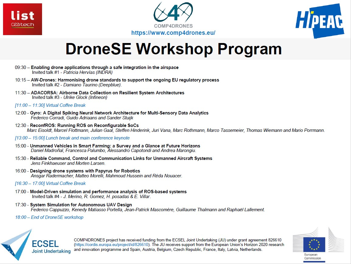 DroneSE Workshop Program